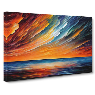 Ocean Clouds Vol.1 Abstract - Wrapped Canvas