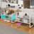 32'' Wide 2-Tier Metal Mesh Shoe Rack for Closet, Stackable and Adjustable, Good for High Heels-509888949