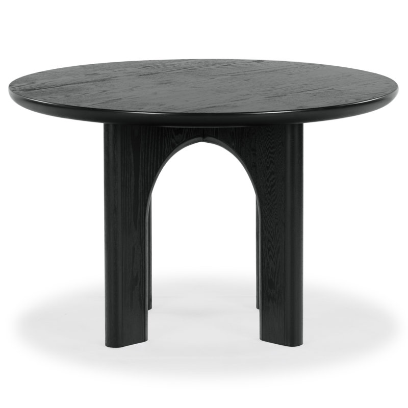 Olivetta Round Dining Table, Black