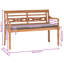 Banc de jardin en teck Orenthal-280455842