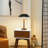 Bouler BLACK UMBRELLA SHAPED TABLE LAMP
