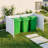 Polar Aurora Privacy Fence Panels 92" x 45", Outdoor Privacy Screen & Trash Can Enclosure, PVC Weather-Resistant Fence for AC Unit, Pool Equipment, Backyard Garden, Easy Assembly(2 Panels)