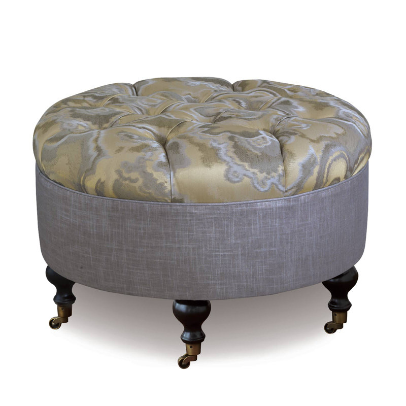 Amal Round Ottoman