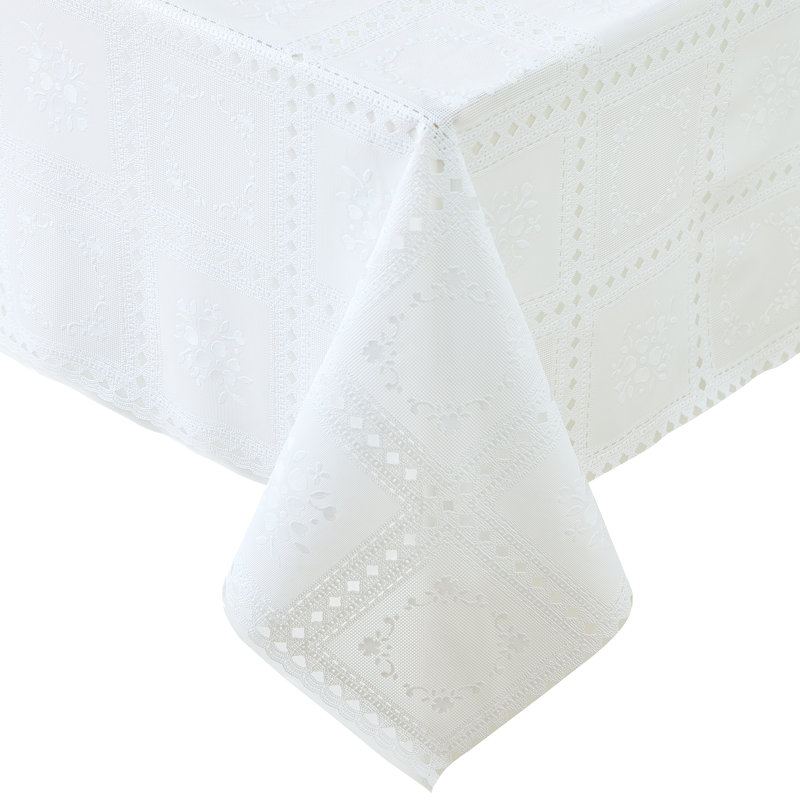 Nappe Crochet, Blanc