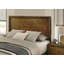 Mobilier de chambre à coucher à panneau en bois de noyer à forte densité de style transitionnel 1pc-637970530
