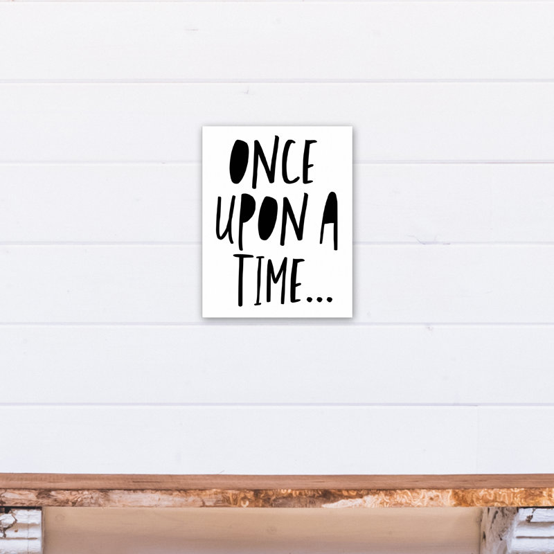 « once on a time », art sur toile Malick, Toile tendue, H 14 po x l 11 po x P 1,25 po
