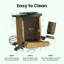Pole Hopper and Suet Bird Feeder