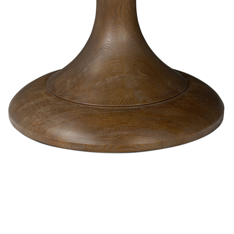 Eastman Dining Table -Light Weathered Oak, 30" H x 48" W x 48" D, Sienna Oak