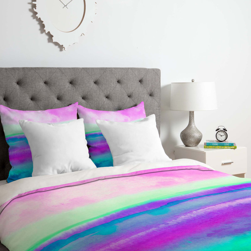 Ensemble de housse de couette Jacqueline Maldonado, Housse de couette simple / simple TG et 1 taie dé