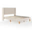 Lit plateforme tapissier avec tête de lit à oreilles Martha Stewart Maisie-124405094-124405096