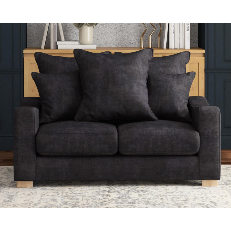 Theadford Two Seater, Scatter Back, Dark Mink