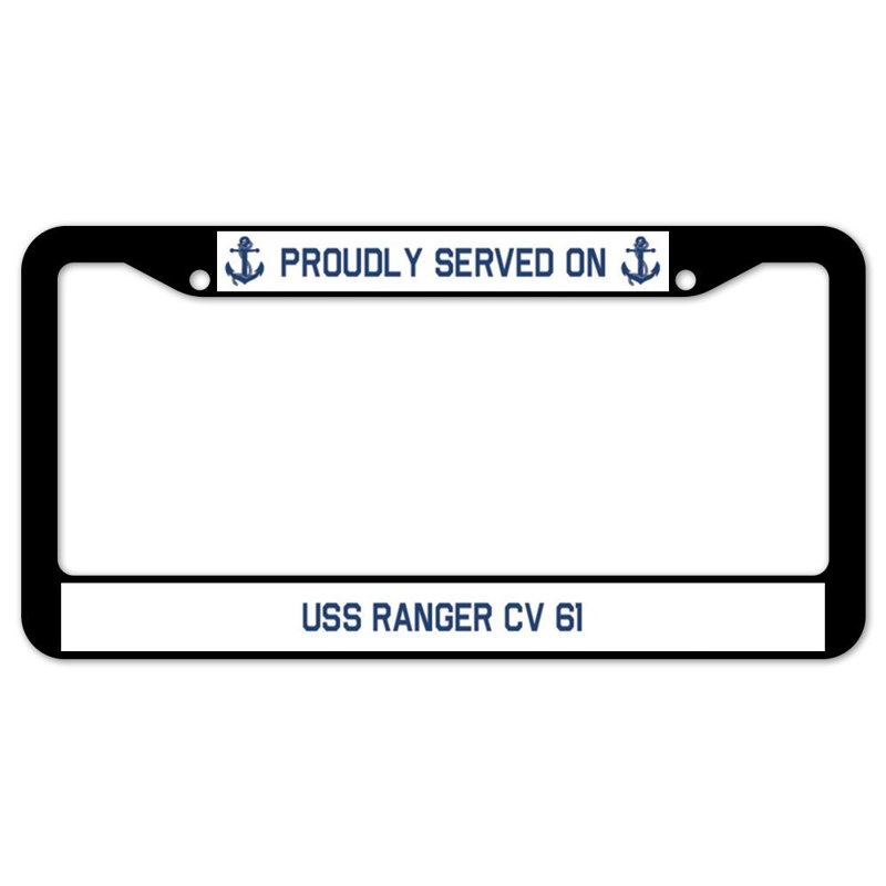 Fièrement servi sur un cadre de plaque USS RANGER CV 61