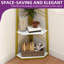 160 H × 35 W Corner Shelf Unit，Modern Ladder Shelving Unit-744237057
