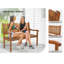 Banc de parc vertical original en bois à lattes-1495776202