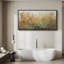 «Orange Green Wildflower», art mural, impression numérique sur toile, art numérique-111653971-111653972