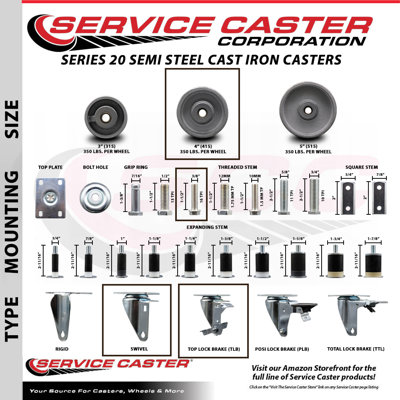 Service Caster SCC-TS20S415-SSR-381615-2-TLB-2