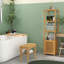 Freestanding Bamboo Bath Caddy