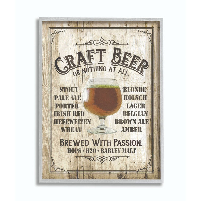 « artisanals sign bar bar texture bar », impression sur bois, Estampe numérique Farmhouse, H 14 po x l 11 po