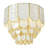 Abbington Round 4-Tier Capiz and Metal Flush Mount Ceiling Light-436316856