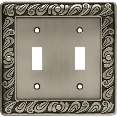 Paisley 2-Gang Toggle Light Switch Wall Plate