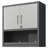Wall-mounted Metal Tool Storage Cabinet With Locking Doors, Adjustable Shelf & Open Drawer For Garage, Warehouse & Office, Assembly Required-582482906