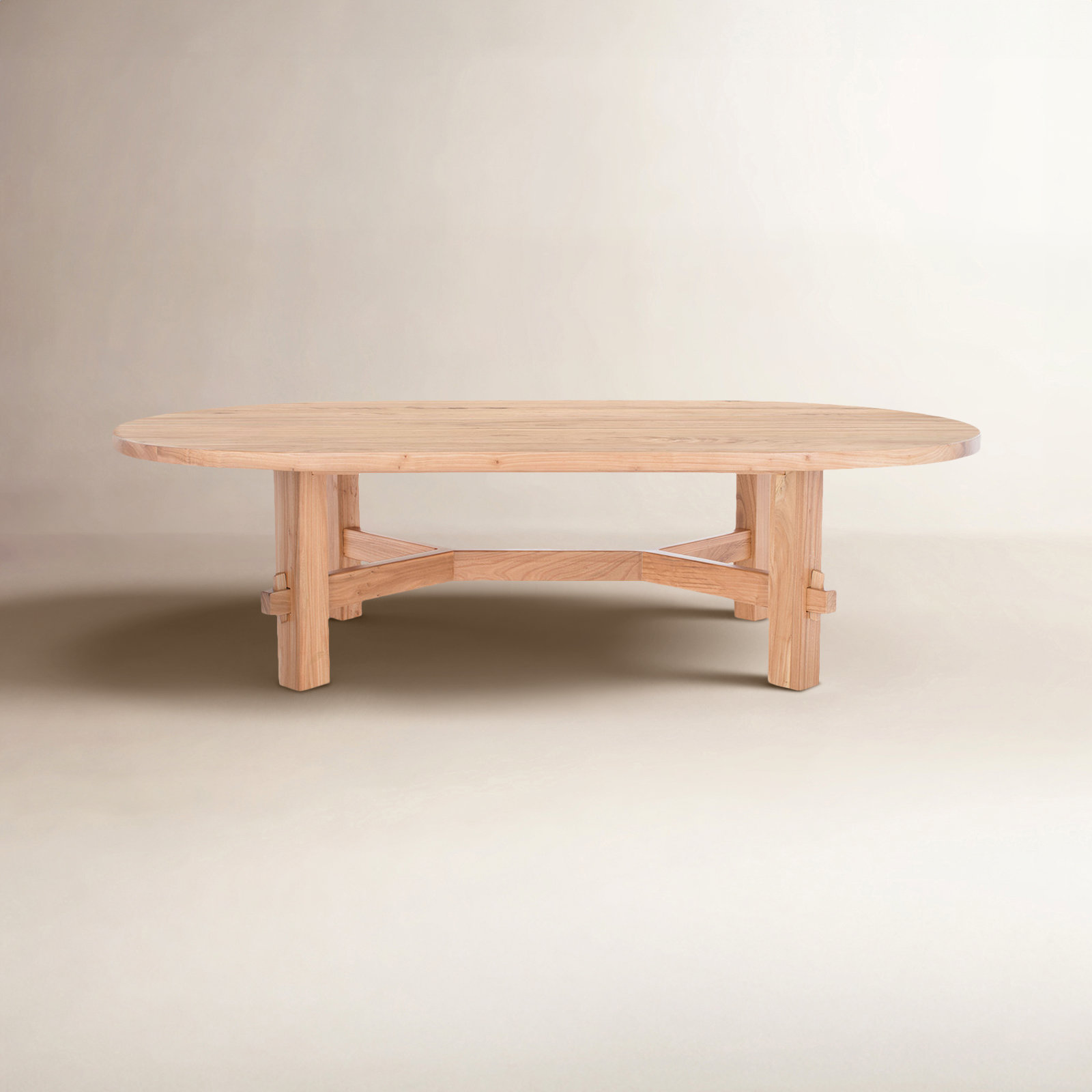 Tabytha Solid Wood Single Coffee Table, Natural