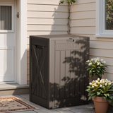 48 Gallon Lockable Resin Package Delivery Box With Lockable Secure