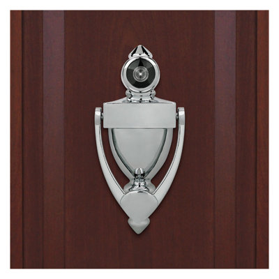 High Door Knocker W/220 Degree Viewer