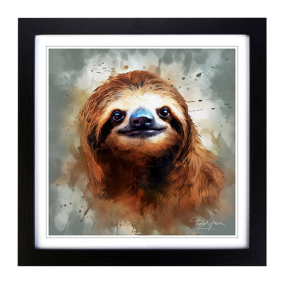 Sloth - Framed Print