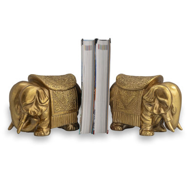 Royal Elephant Bookends