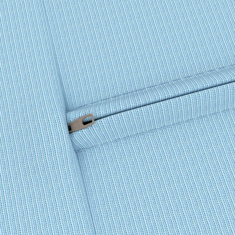 Outdoor Sunbrella® 3 Seater Sofa Cushions, Canvas Air Blue Sunbrella® Canvas