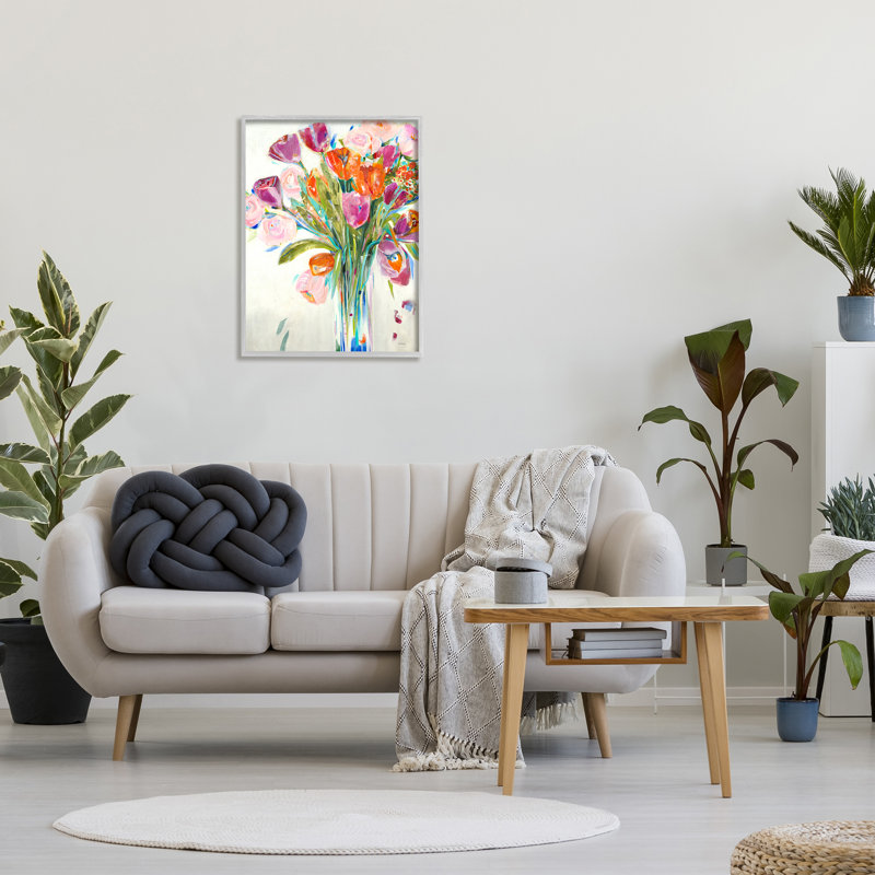 «Rose and Tulip Bouquet Spring Flower Expression» par Third and Wall - impression d'art graphique
