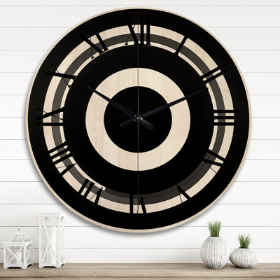 Anastashia Solid Wood Wall Clock