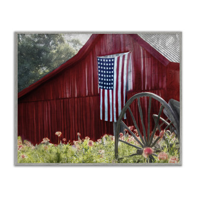 Country Farm Meadow Americana Giclee Art By Kim Allen