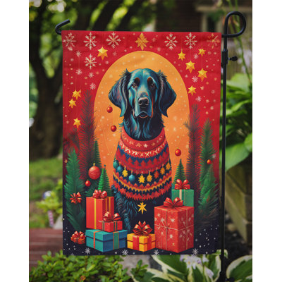 Double Sided 15.5'' H x 11.25'' W Polyester Christmas Garden Flag