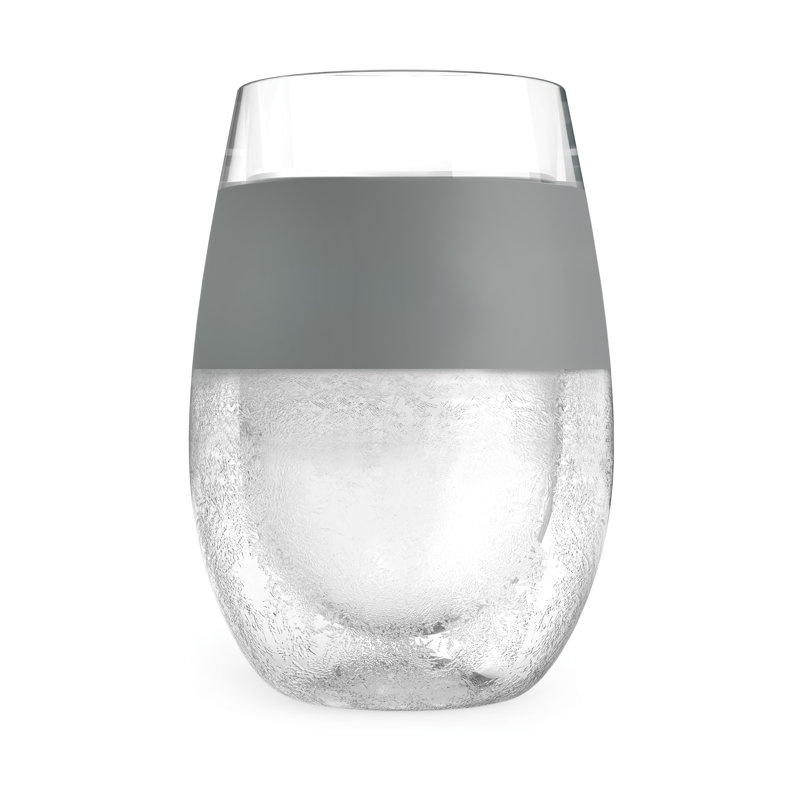 Wine FREEZE Cooling Cup, Clear/Gray