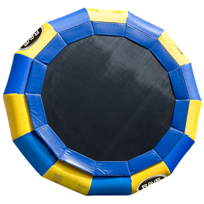 RAVE Sports Aqua Jump Eclipse 200, H 36 po x l 227 po x P 227 po, Bleu/jaune