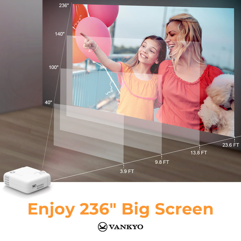 VANKYO Leisure D30T Mini Wi-Fi Projector