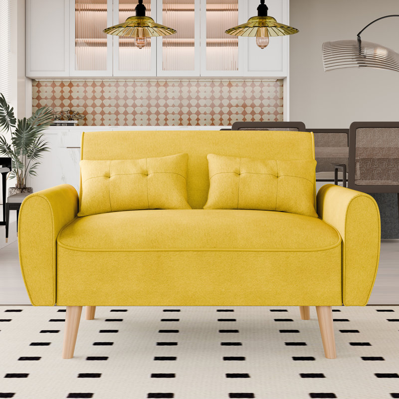 Fauteuil Bergthold, Jaune