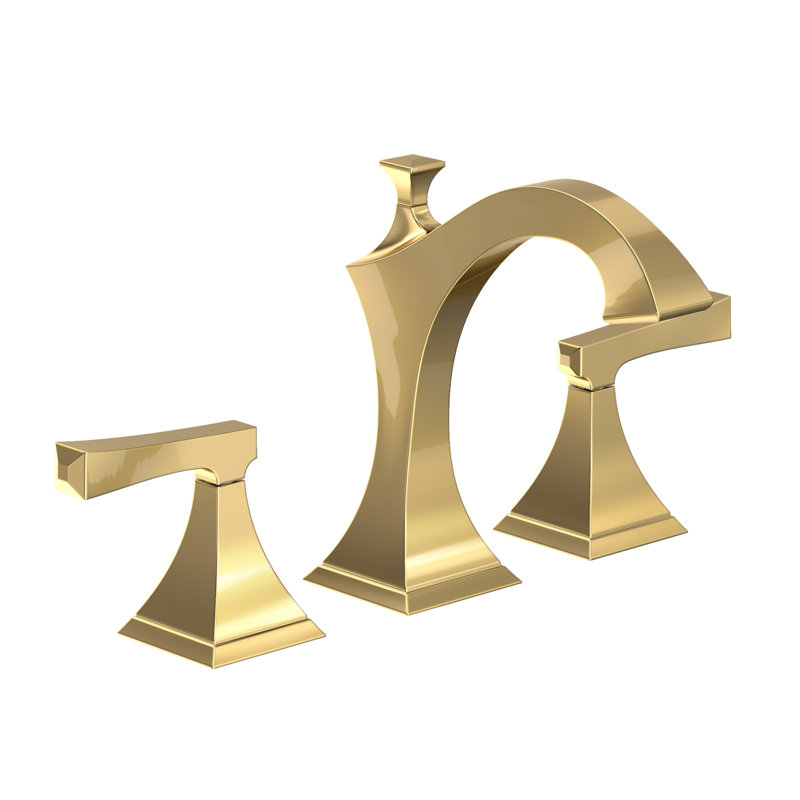 Joffrey Widespread Bathroom Faucet with Drain Assembly, Forever Brass