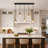 Loram 5-Light Dimmable Linear Pendant