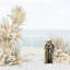 Statue de mari et femme priant un couple - mariage