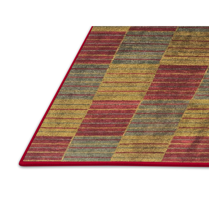 Abstract Indoor Rug, Rectangle 7' x 9'