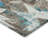 Machine Washable Indoor/Outdoor Xhevrie Teal Rug-1060177613