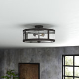 Durkin Glass Semi Flush Mount