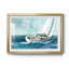 Voile côtière - peinture encadrée-16131013-16131015