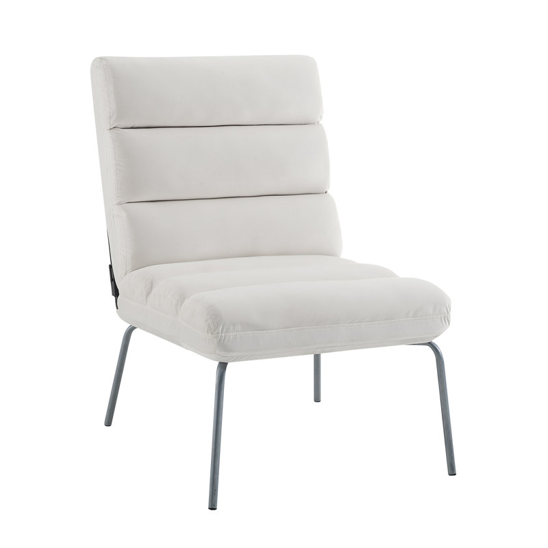 Baughn Upholstered Side Chair, White