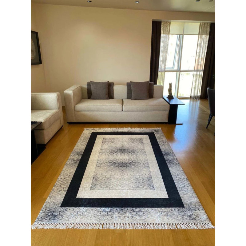 Tapis Lao avec envers antidérapant, Rectangle 5 pi 11 po x 8 pi 2 po