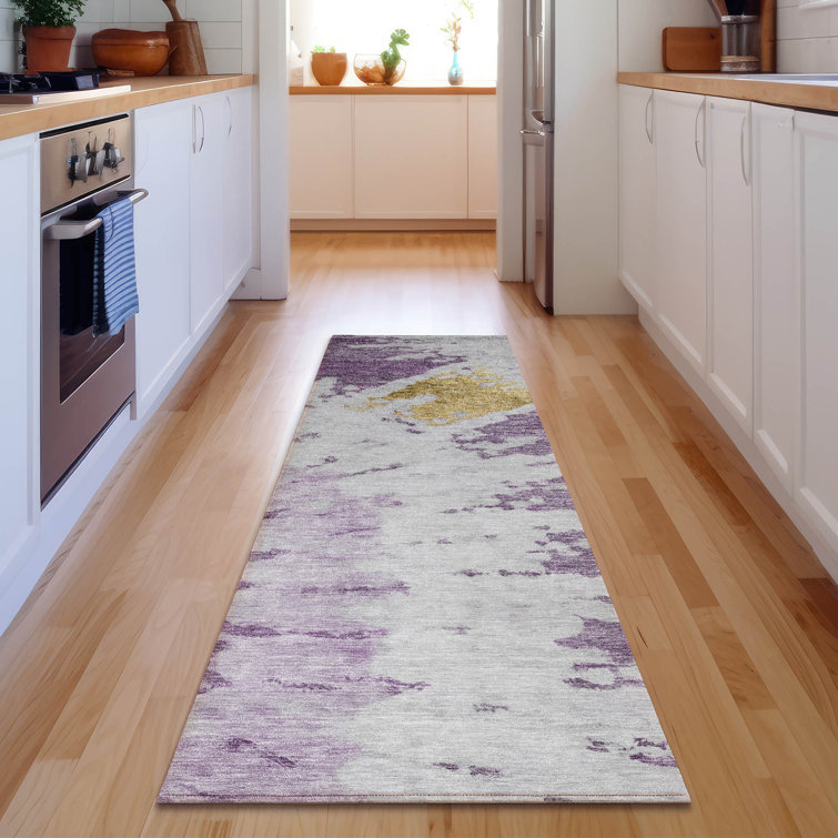 Premium Machine Washable Cerrito Purple Rug