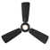 Mykonos 52" 3 - Blade Outdoor/Indoor Smart Ceiling Fan with Remote Control and LED Light Kit Included, Works With Alexa and iOS or Android App